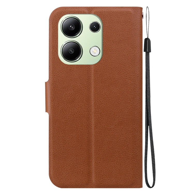 For Redmi Note 13 4G Global Ultra-thin Voltage Magnetic Buckle Leather Phone Case