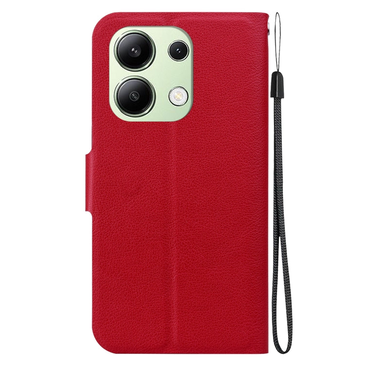 For Redmi Note 13 4G Global Ultra-thin Voltage Magnetic Buckle Leather Phone Case