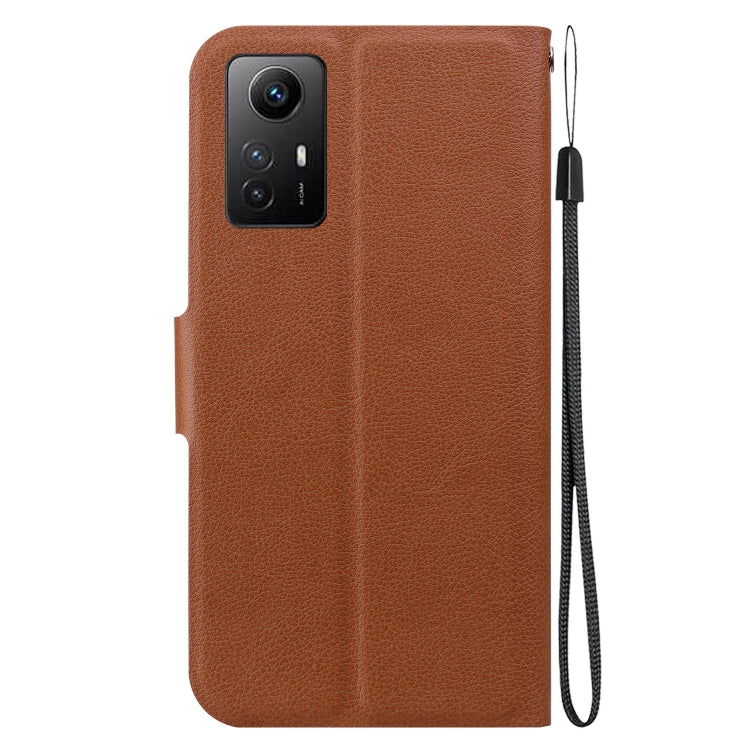 For Redmi Note 12S Ultra-thin Voltage Magnetic Buckle Leather Phone Case