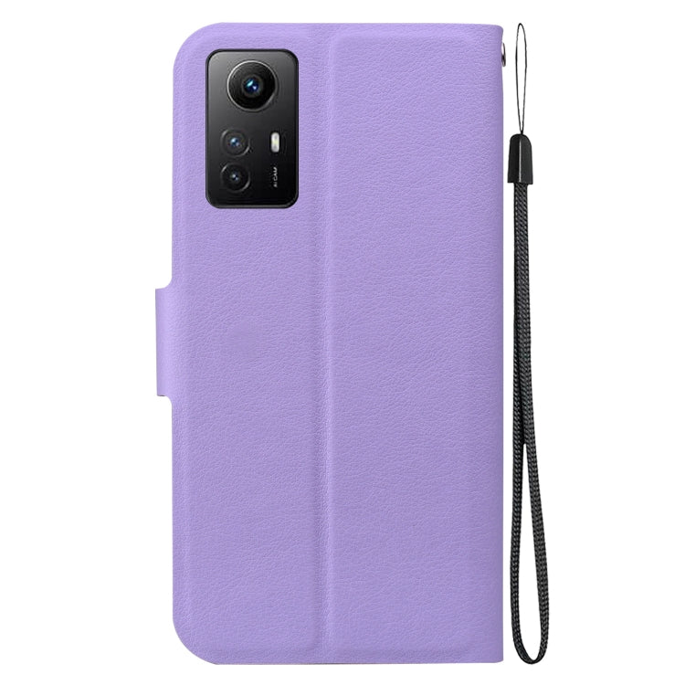 For Redmi Note 12S Ultra-thin Voltage Magnetic Buckle Leather Phone Case