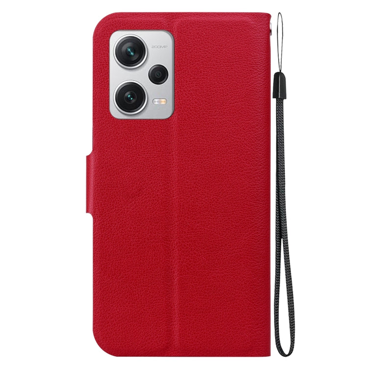 For Redmi Note 12 Pro+ Global Ultra-thin Voltage Magnetic Buckle Leather Phone Case