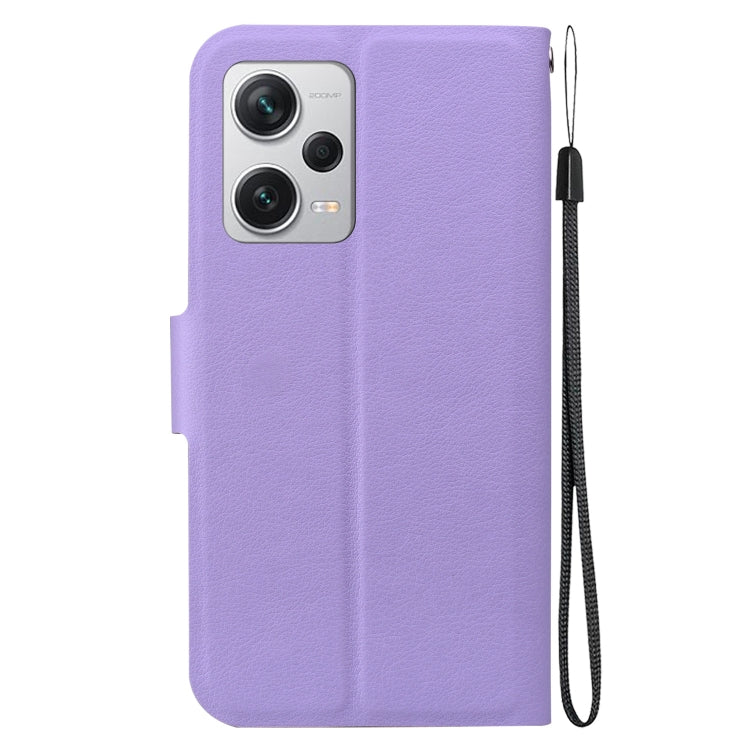 For Redmi Note 12 Pro+ Global Ultra-thin Voltage Magnetic Buckle Leather Phone Case