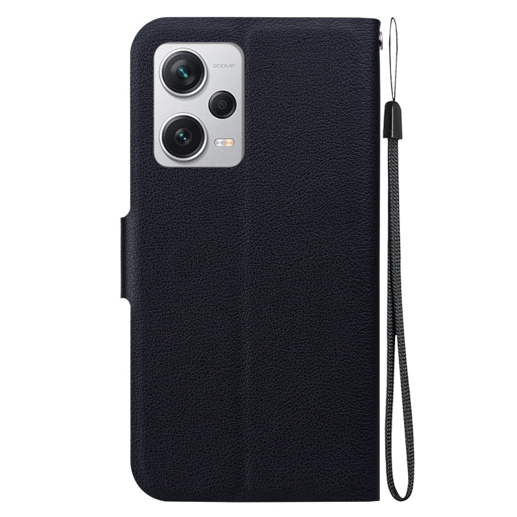 For Redmi Note 12 Pro+ Global Ultra-thin Voltage Magnetic Buckle Leather Phone Case