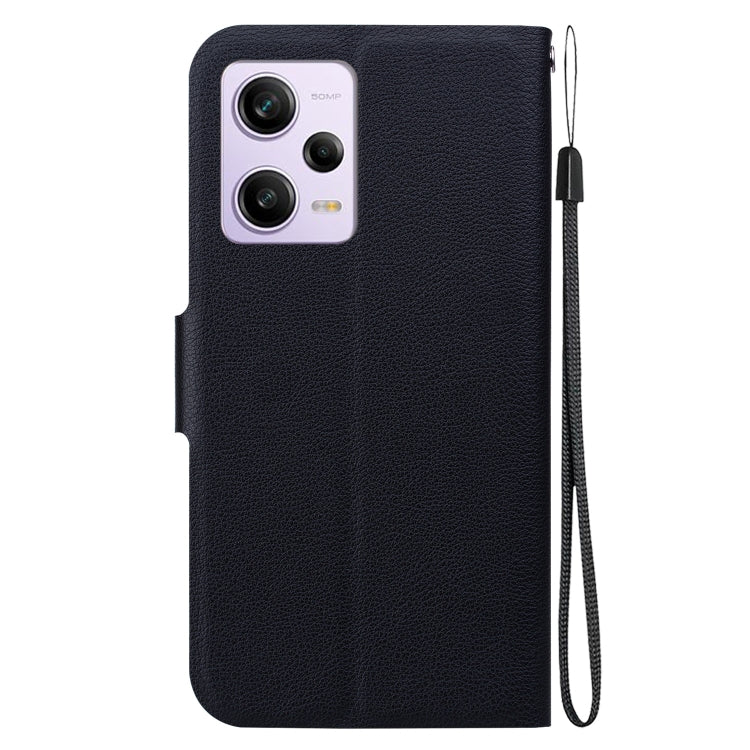 For Redmi Note 12 Pro 5G Global Ultra-thin Voltage Magnetic Buckle Leather Phone Case