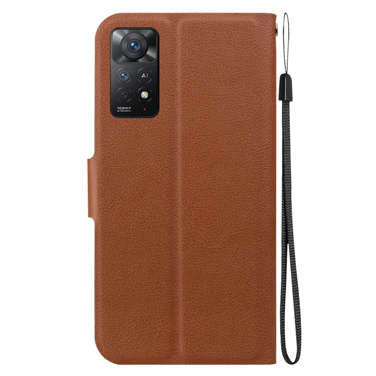 For Redmi Note 12 Pro 4G / Note 11 Pro 4G Ultra-thin Voltage Magnetic Buckle Leather Phone Case