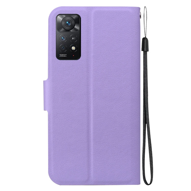 For Redmi Note 12 Pro 4G / Note 11 Pro 4G Ultra-thin Voltage Magnetic Buckle Leather Phone Case