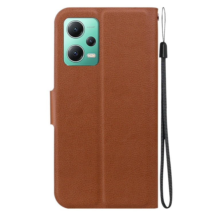 For Redmi Note 12 5G Global / Poco X5 Ultra-thin Voltage Magnetic Buckle Leather Phone Case