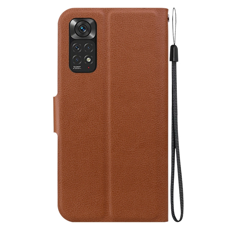 For Redmi Note 11 4G / Note 11S Ultra-thin Voltage Magnetic Buckle Leather Phone Case