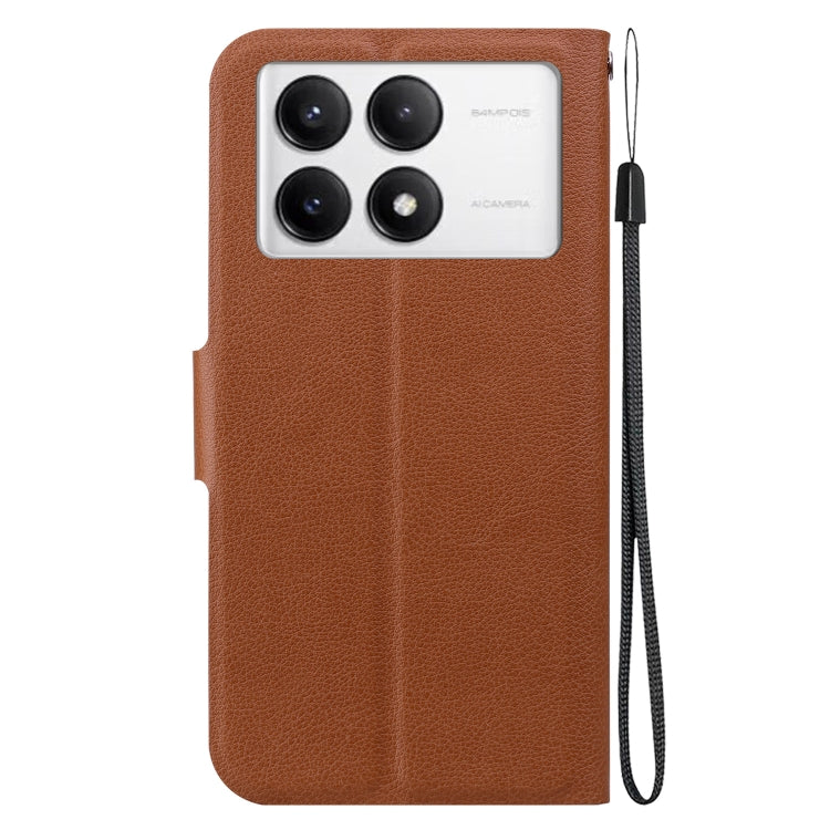 For Redmi K70 / K70 Pro / Poco F6 Pro Ultra-thin Voltage Magnetic Buckle Leather Phone Case