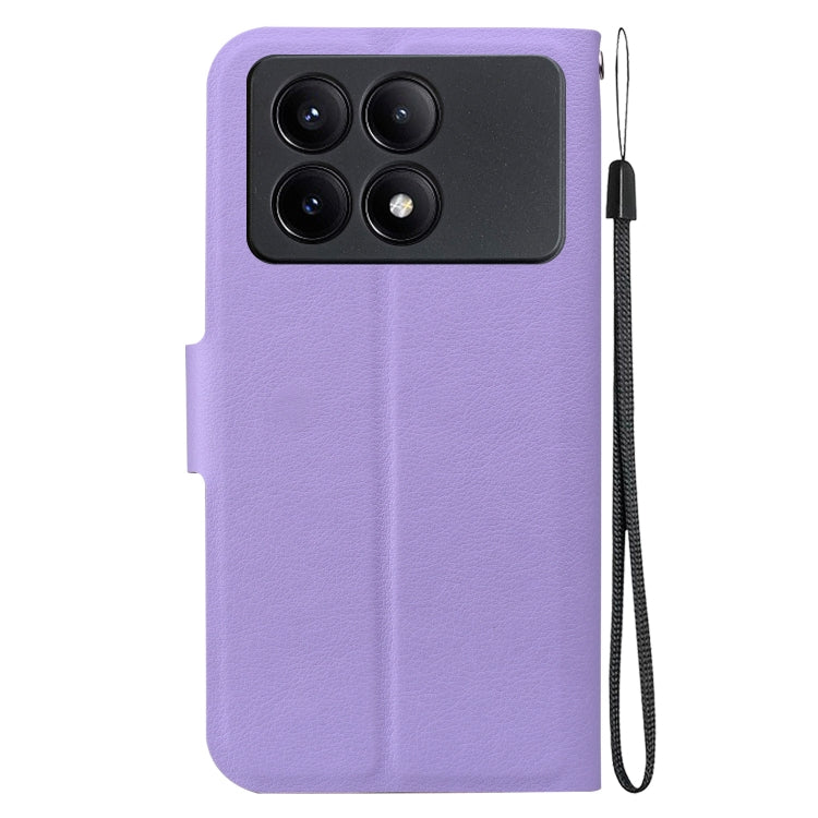 For Redmi K70E / Poco X6 Pro Ultra-thin Voltage Magnetic Buckle Leather Phone Case