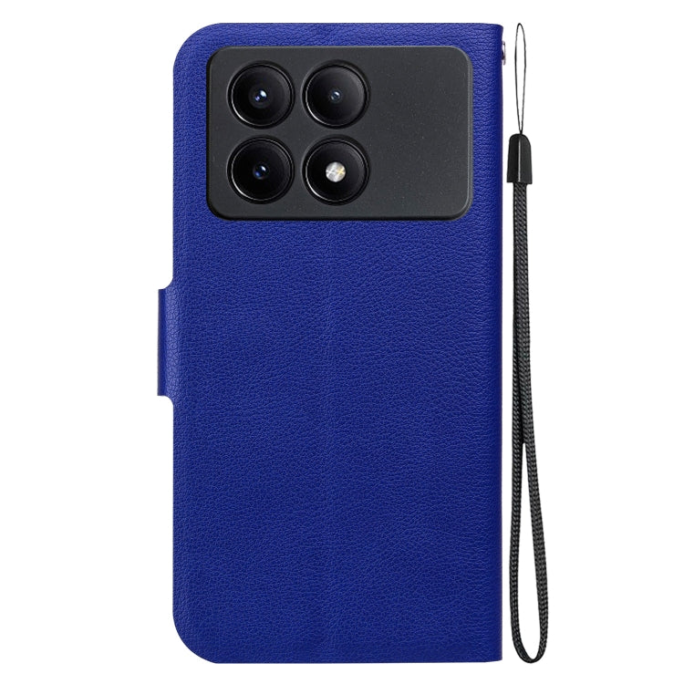 For Redmi K70E / Poco X6 Pro Ultra-thin Voltage Magnetic Buckle Leather Phone Case