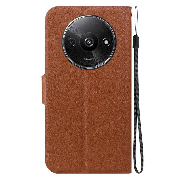 For Redmi A3 Ultra-thin Voltage Magnetic Buckle Leather Phone Case