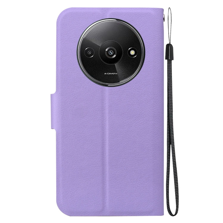 For Redmi A3 Ultra-thin Voltage Magnetic Buckle Leather Phone Case