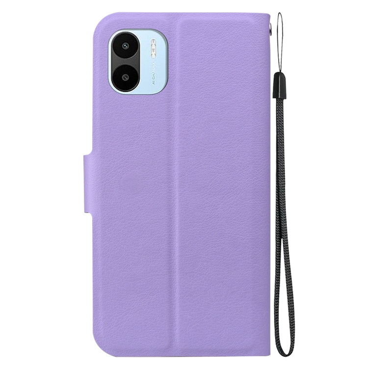 For Redmi A1 / Redmi A2 Ultra-thin Voltage Magnetic Buckle Leather Phone Case
