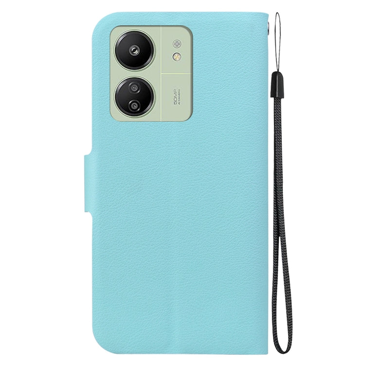 For Redmi 13C 4G / 5G / Redmi 13R Ultra-thin Voltage Magnetic Buckle Leather Phone Case