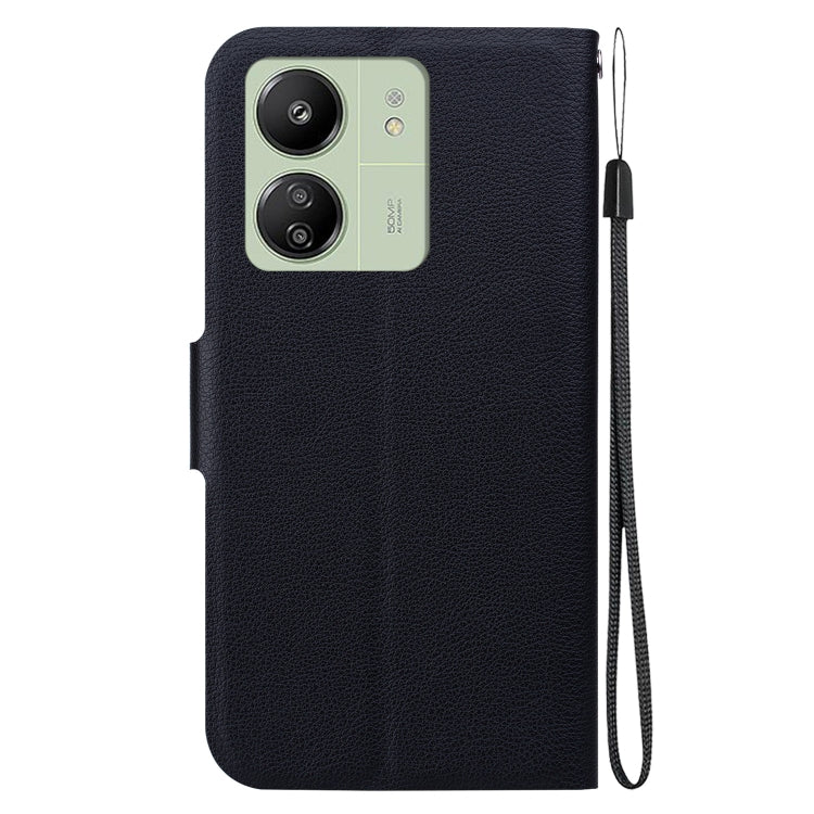 For Redmi 13C 4G / 5G / Redmi 13R Ultra-thin Voltage Magnetic Buckle Leather Phone Case