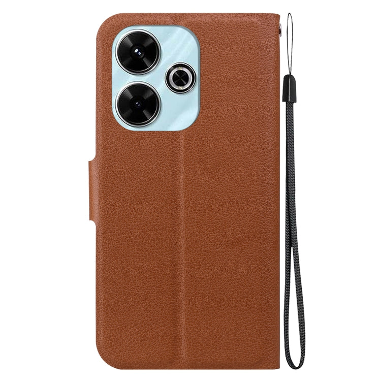 For Redmi 13 4G / Poco M6 4G Ultra-thin Voltage Magnetic Buckle Leather Phone Case