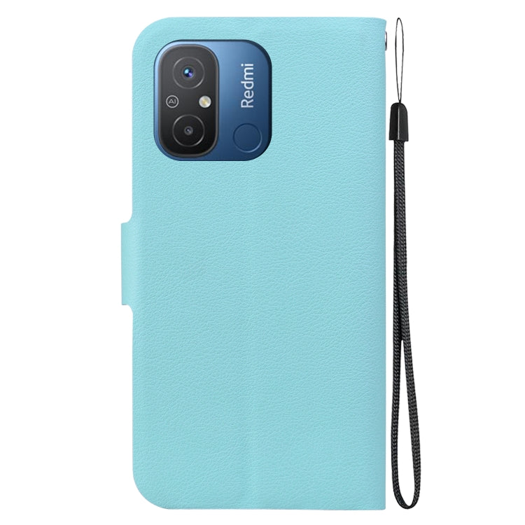 For Redmi 12C / Redmi 11A Ultra-thin Voltage Magnetic Buckle Leather Phone Case