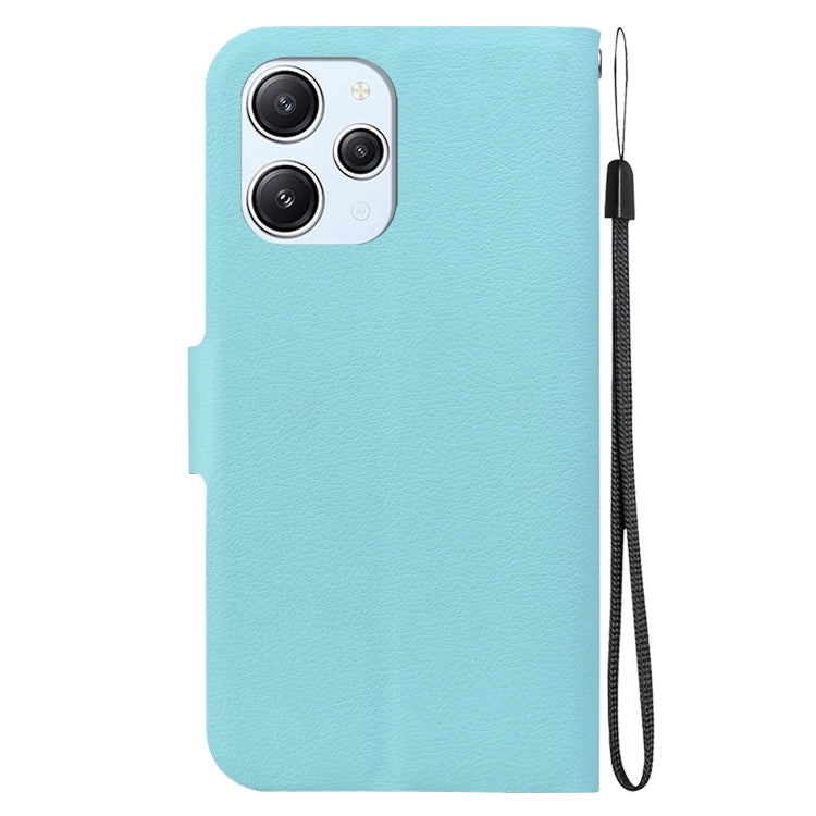 For Redmi 12 4G / 5G / Redmi Note 12R Ultra-thin Voltage Magnetic Buckle Leather Phone Case