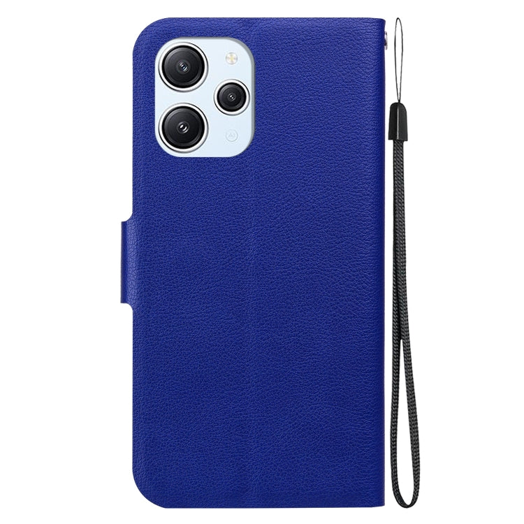 For Redmi 12 4G / 5G / Redmi Note 12R Ultra-thin Voltage Magnetic Buckle Leather Phone Case