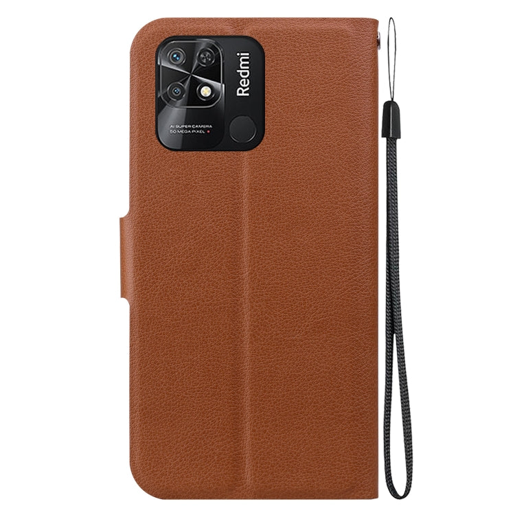 For Redmi 10 / 10 Power India / Redmi 10C Ultra-thin Voltage Magnetic Buckle Leather Phone Case