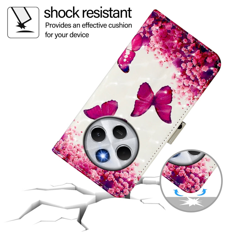 For Redmi 14C 4G 3D Painting Horizontal Flip Leather Phone Case