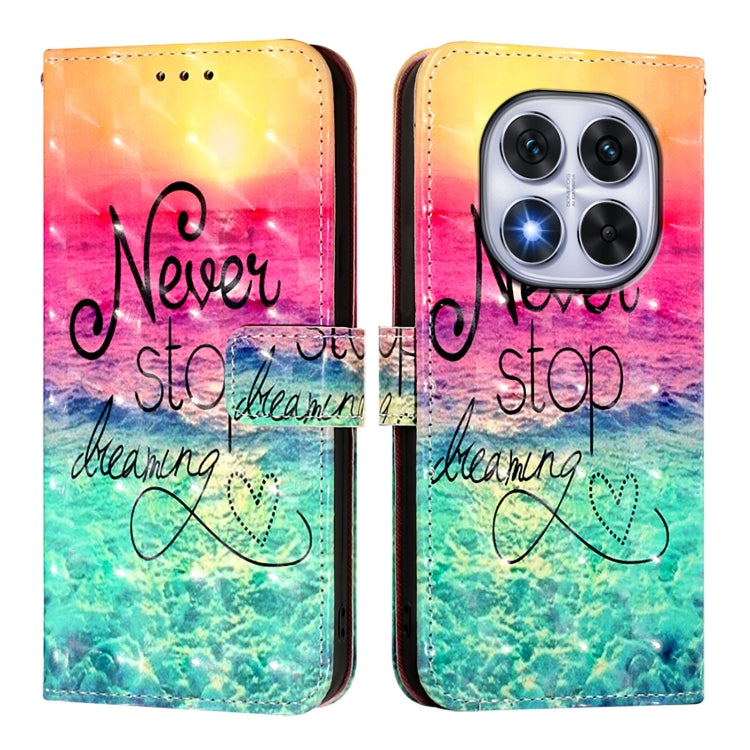 For Redmi Note 14 Pro 5G / 14 Pro+ 5G 3D Painting Horizontal Flip Leather Phone Case