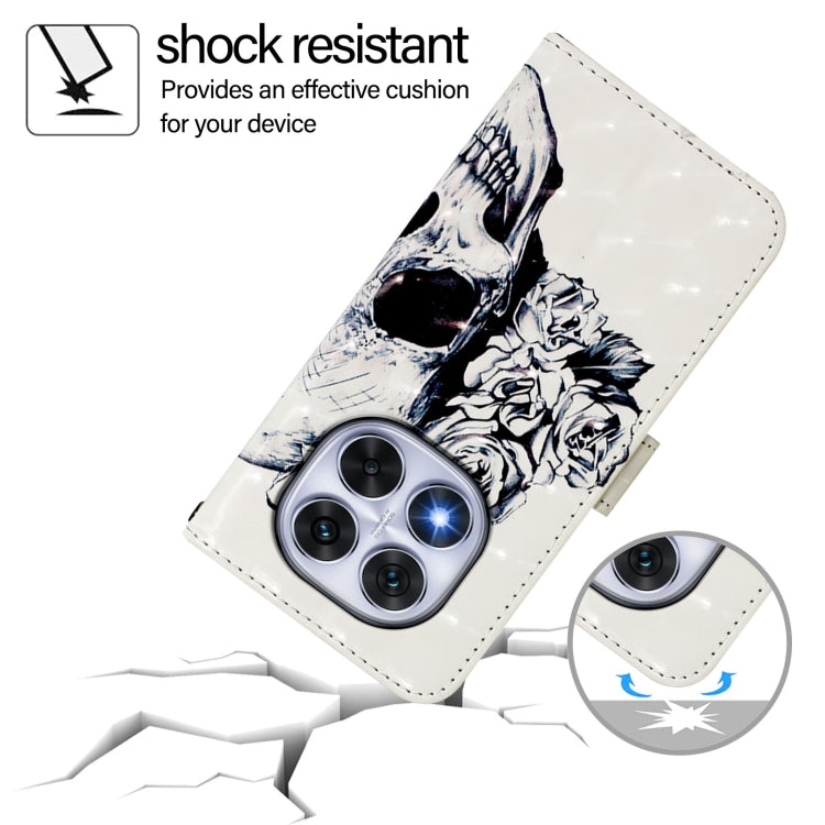 For Redmi Note 14 Pro 5G / 14 Pro+ 5G 3D Painting Horizontal Flip Leather Phone Case