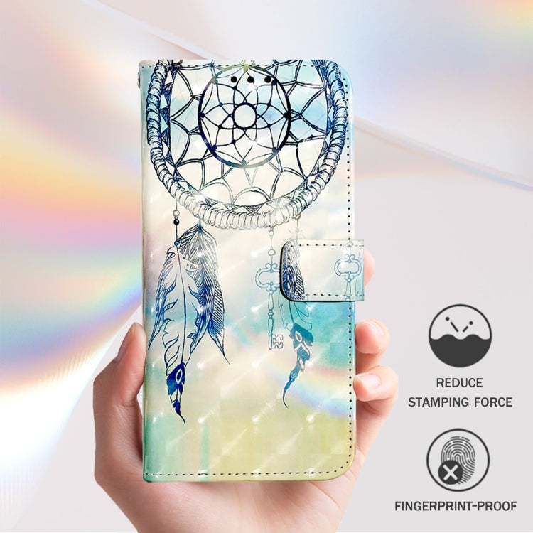 For Redmi K80 / K80 Pro 3D Painting Horizontal Flip Leather Phone Case