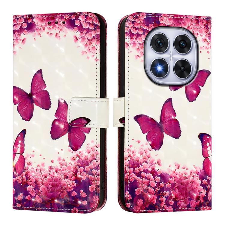 For Redmi Note 14 Pro 4G 3D Painting Horizontal Flip Leather Phone Case