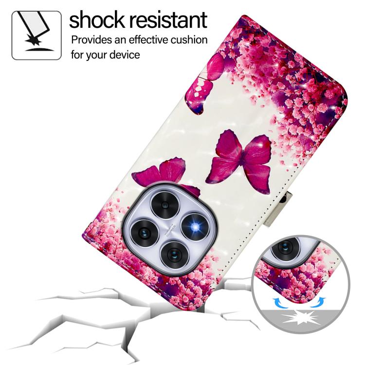 For Redmi Note 14 Pro 4G 3D Painting Horizontal Flip Leather Phone Case