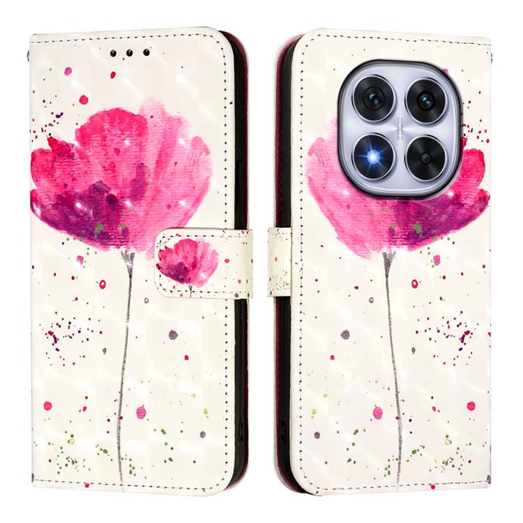 For Redmi Note 14 Pro 4G 3D Painting Horizontal Flip Leather Phone Case