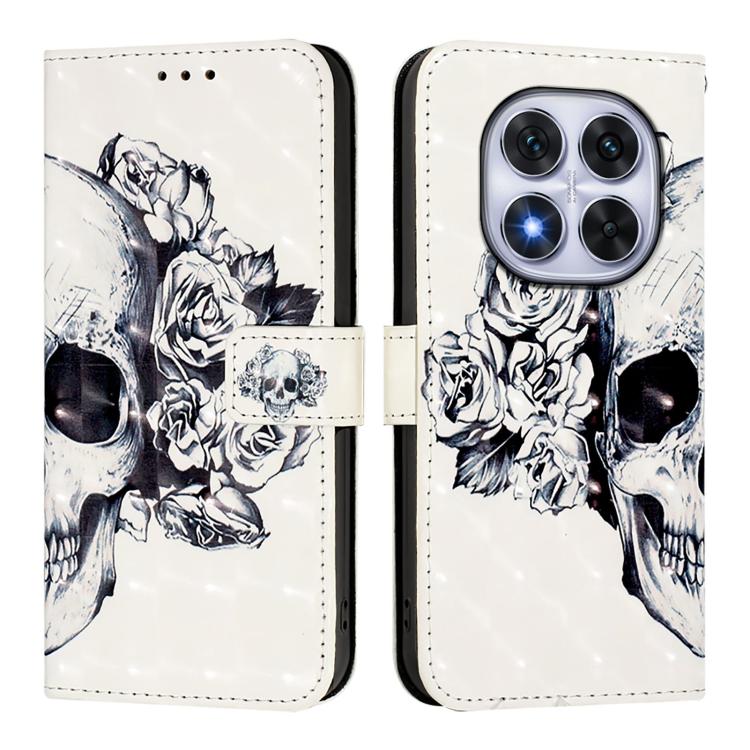 For Redmi Note 14 Pro 4G 3D Painting Horizontal Flip Leather Phone Case