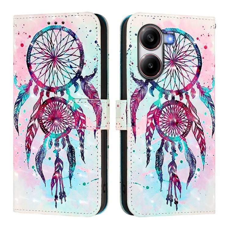 For Redmi Turbo 4 3D Painting Horizontal Flip Leather Phone Case