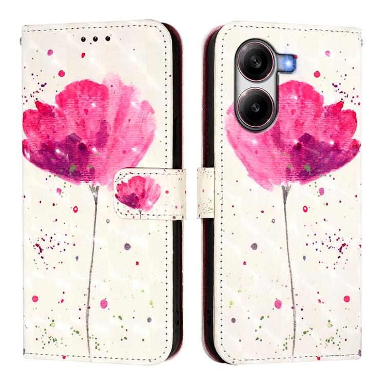 For Redmi Turbo 4 3D Painting Horizontal Flip Leather Phone Case