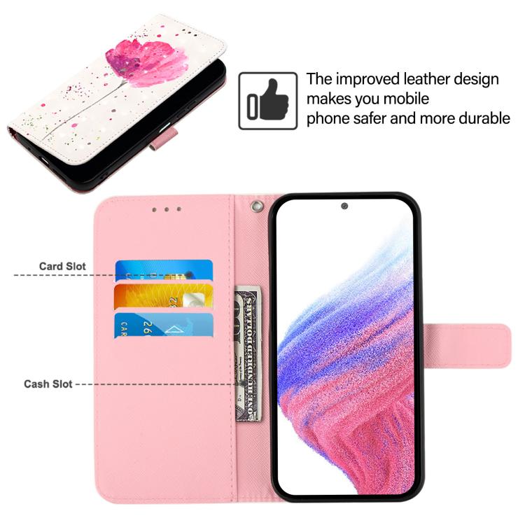 For Redmi Turbo 4 3D Painting Horizontal Flip Leather Phone Case