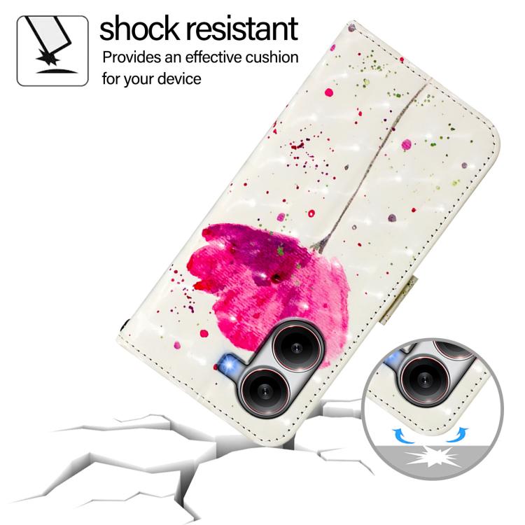For Redmi Turbo 4 3D Painting Horizontal Flip Leather Phone Case