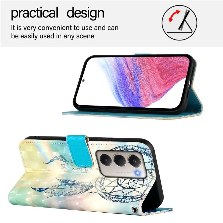 For Redmi 15 5G Global / 15 4G SEA 169mm 3D Painting Horizontal Flip Leather Phone Case