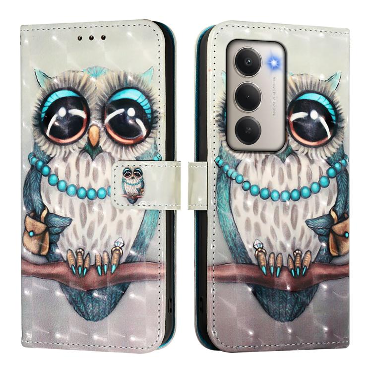 For Redmi 15 5G Global / 15 4G SEA 169mm 3D Painting Horizontal Flip Leather Phone Case