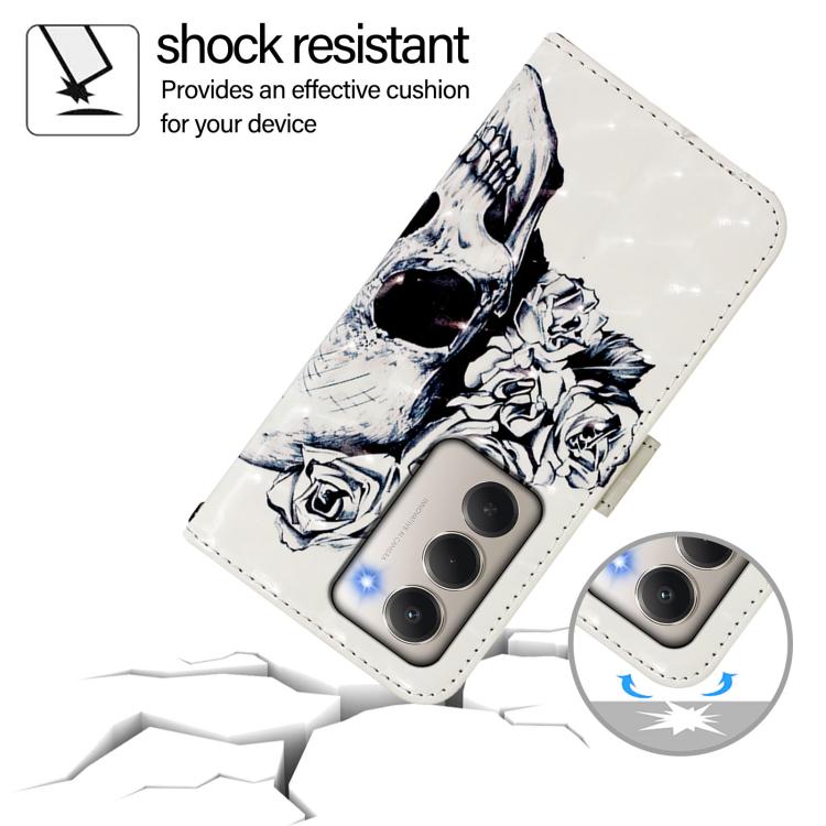 For Redmi 15 5G Global / 15 4G SEA 169mm 3D Painting Horizontal Flip Leather Phone Case