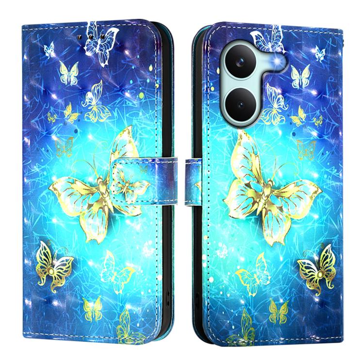 For Redmi Turbo 5 / Poco X8 Pro 5G 3D Painting Horizontal Flip Leather Phone Case