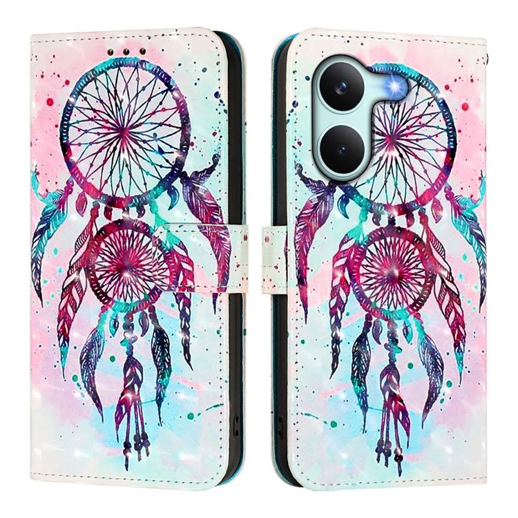For Redmi Turbo 5 / Poco X8 Pro 5G 3D Painting Horizontal Flip Leather Phone Case
