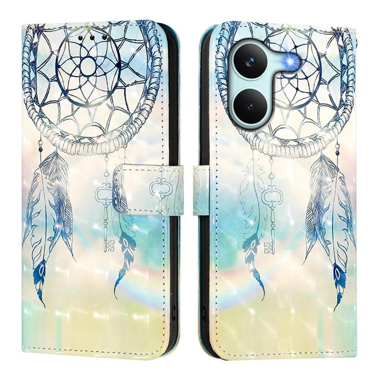 For Redmi Turbo 5 / Poco X8 Pro 5G 3D Painting Horizontal Flip Leather Phone Case