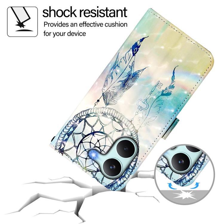For Redmi Turbo 5 / Poco X8 Pro 5G 3D Painting Horizontal Flip Leather Phone Case
