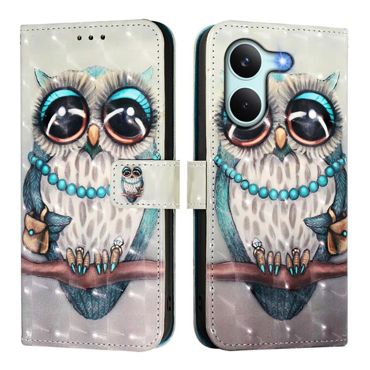 For Redmi Turbo 5 / Poco X8 Pro 5G 3D Painting Horizontal Flip Leather Phone Case