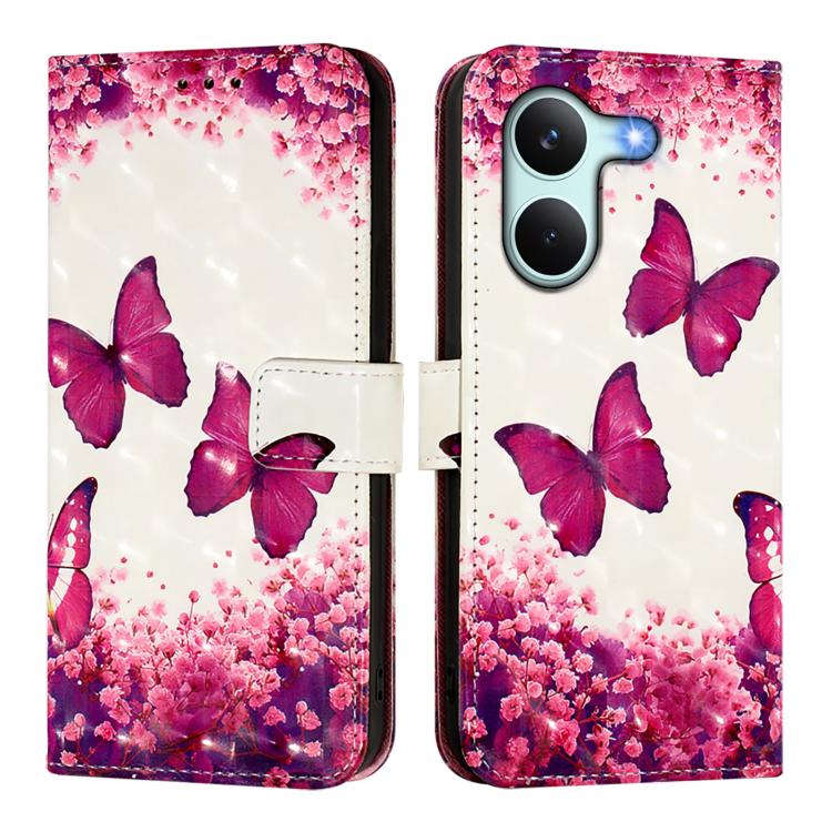 For Redmi Turbo 5 / Poco X8 Pro 5G 3D Painting Horizontal Flip Leather Phone Case