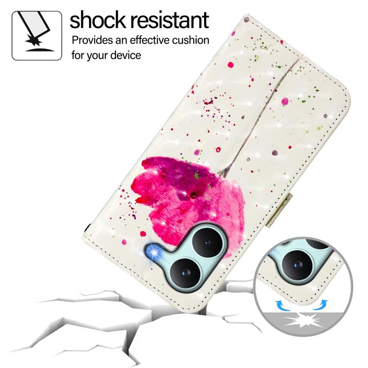 For Redmi Turbo 5 / Poco X8 Pro 5G 3D Painting Horizontal Flip Leather Phone Case