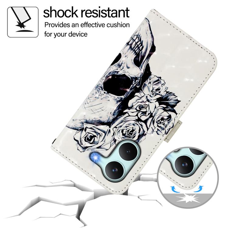 For Redmi Turbo 5 / Poco X8 Pro 5G 3D Painting Horizontal Flip Leather Phone Case