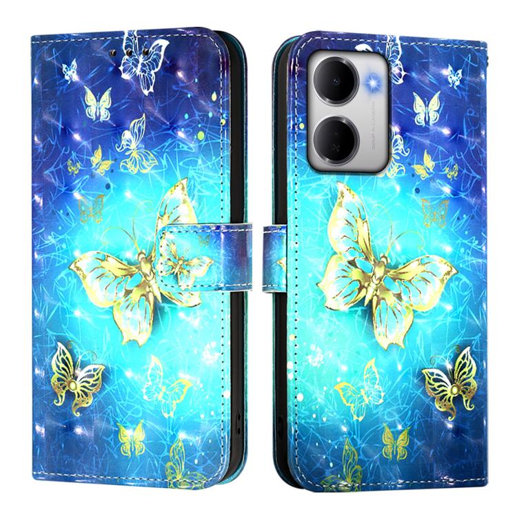 For Redmi 15a 5G 3D Painting Horizontal Flip Leather Phone Case