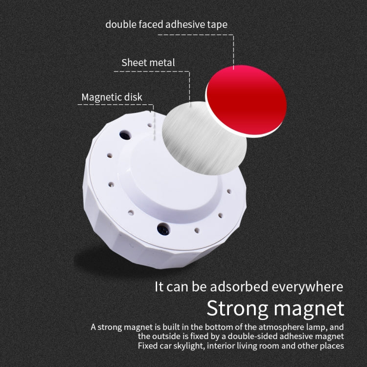 D36 3W DC 5V USB Charging Car Portable DJ Light Sound Activated Atmosphere Light Star Music Light Lamp